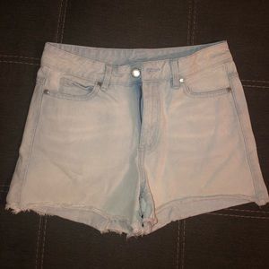 Light Wash Jean Shorts